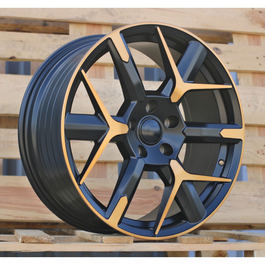 R18x8  5X112  ET  40  57.1  YF6147  Black Polished Half Matt Cooper (MBHMC)  For CUPRA  (K8)  (HYBRID FORGED)
