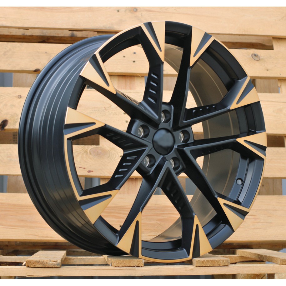 R18x8  5X112  ET  40  57.1  YF1150  Black Polished Half Matt Cooper (MBHMC)  For CUPRA  (P1+K7)  (HYBRID FORGED)