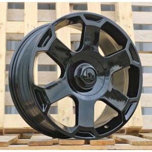 R18x8  5X112  ET  40  66.5  IN01025F  Black (BL)  For RACIN  (A)  (HYBRID FORGED Rotiform Style)
