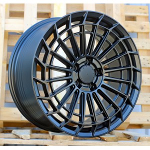 R18x8  5X112  ET  40  66.6  FBX162  (YF0359)  Black Half Matt (BLHM)  For MER  (Z6+M)  (HYBRID FORGED Rear+Front)