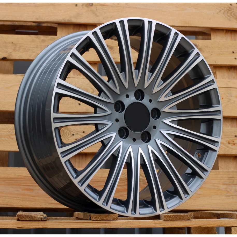 R18x8  5X112  ET  43  66.6  FBX210  Grey Polished (MG)  For MER  (Z5)  ((AKC 90 Eur) HYBRID FORGED)