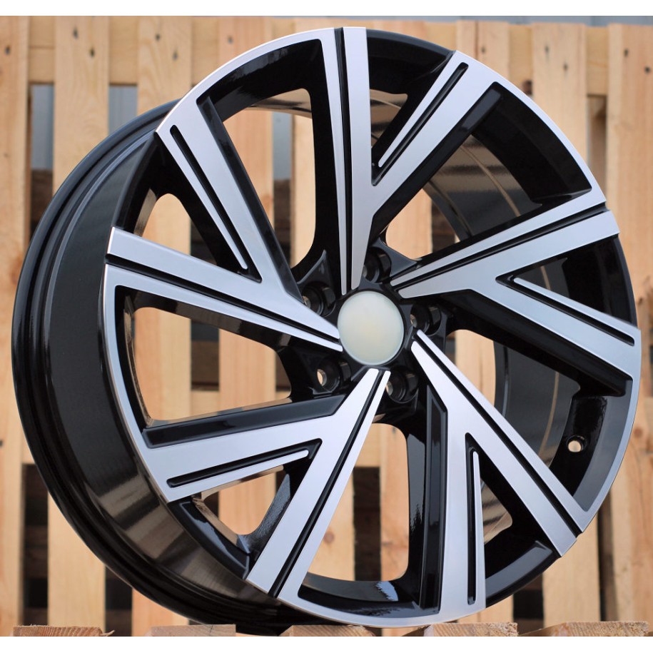 R18x8  5X112  ET  45  57.1  B5805  Black Polished (MB)  For VW  (K4+P+Z7)