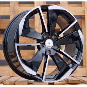 R18x8  5X112  ET  45  57.1  I5579  Black Polished (MB)  For SKODA  (K7)