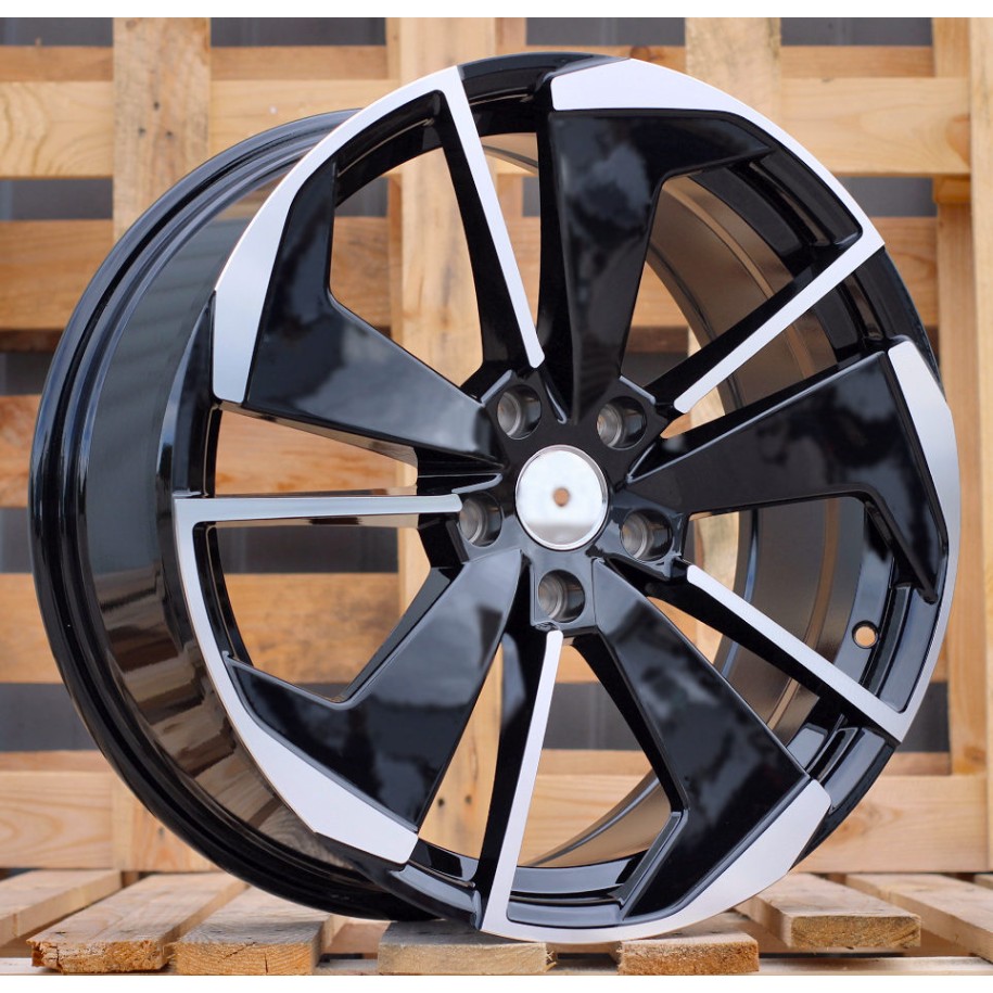 R18x8  5X112  ET  45  57.1  I5579  Black Polished (MB)  For SKODA  (K7)