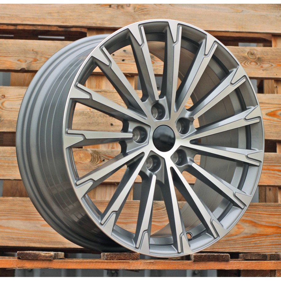 R18x8  5X112  ET  45  57.1  YF0446  Grey Polished (MG)  For SKODA  (P1)  (HYBRID FORGED)