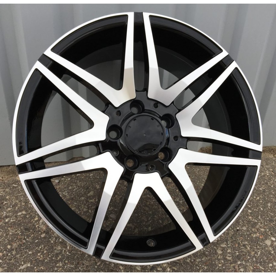 R18x8  5X112  ET  45  66.6  BY274  Black Polished (MB)  For MER  (Z2)  ((max 880kg))
