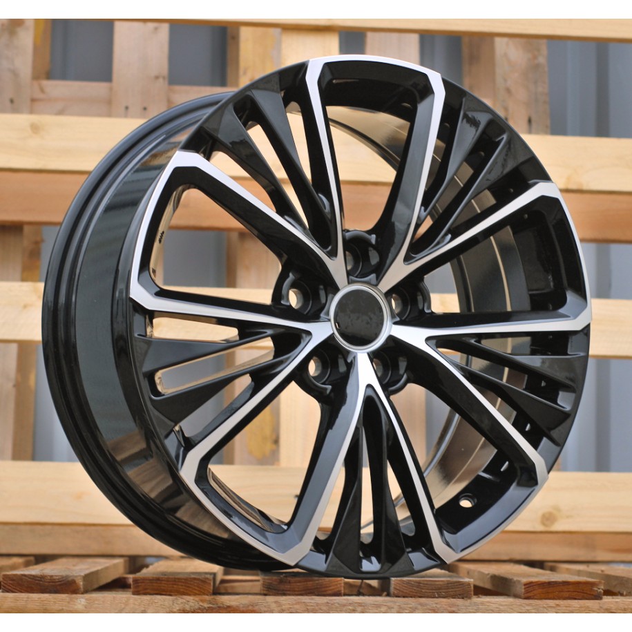 R18x8  5X114.3  ET  40  60.1  A5908  Black Polished (MB)  For TOYOT  (P)  ((AKC 95 Eur))