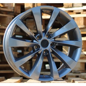 R18x8  5X114.3  ET  40  64.1  B1396  Gun Metal (GM)  For TESLA  (Z1)  (Model 3)