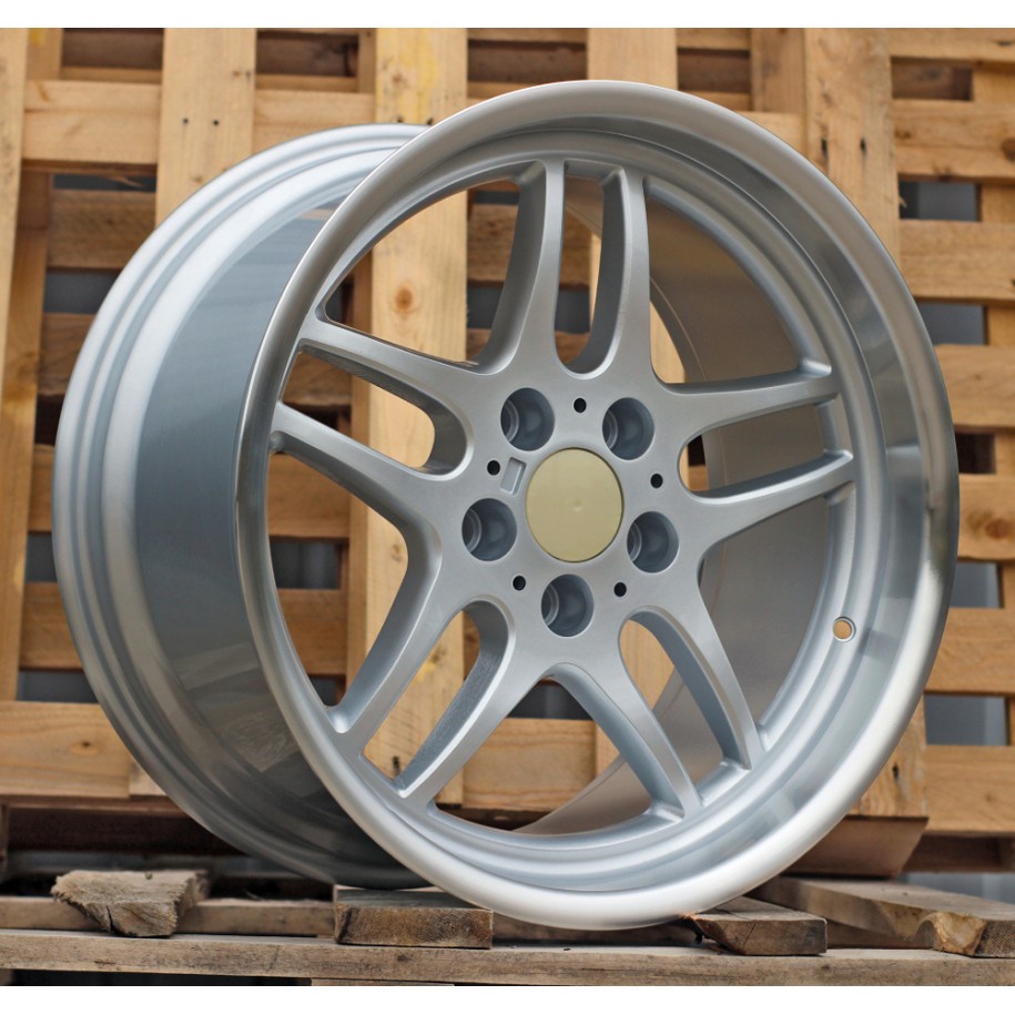 R18x8  5X120  ET  20  74.1  A5913  (FBX121)  Silver+Polished Lip (SP)  For BMW  (M+Z5)  (HYBRID FORGED Rear+Front)