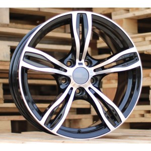 R18x8  5X120  ET  20  74.1  E492  (BY941)  Black Polished (MB)  For BMW  (Z1)