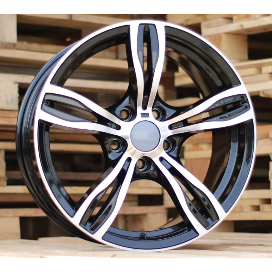 R18x8  5X120  ET  20  74.1  E492  (BY941)  Black Polished (MB)  For BMW  (Z1)