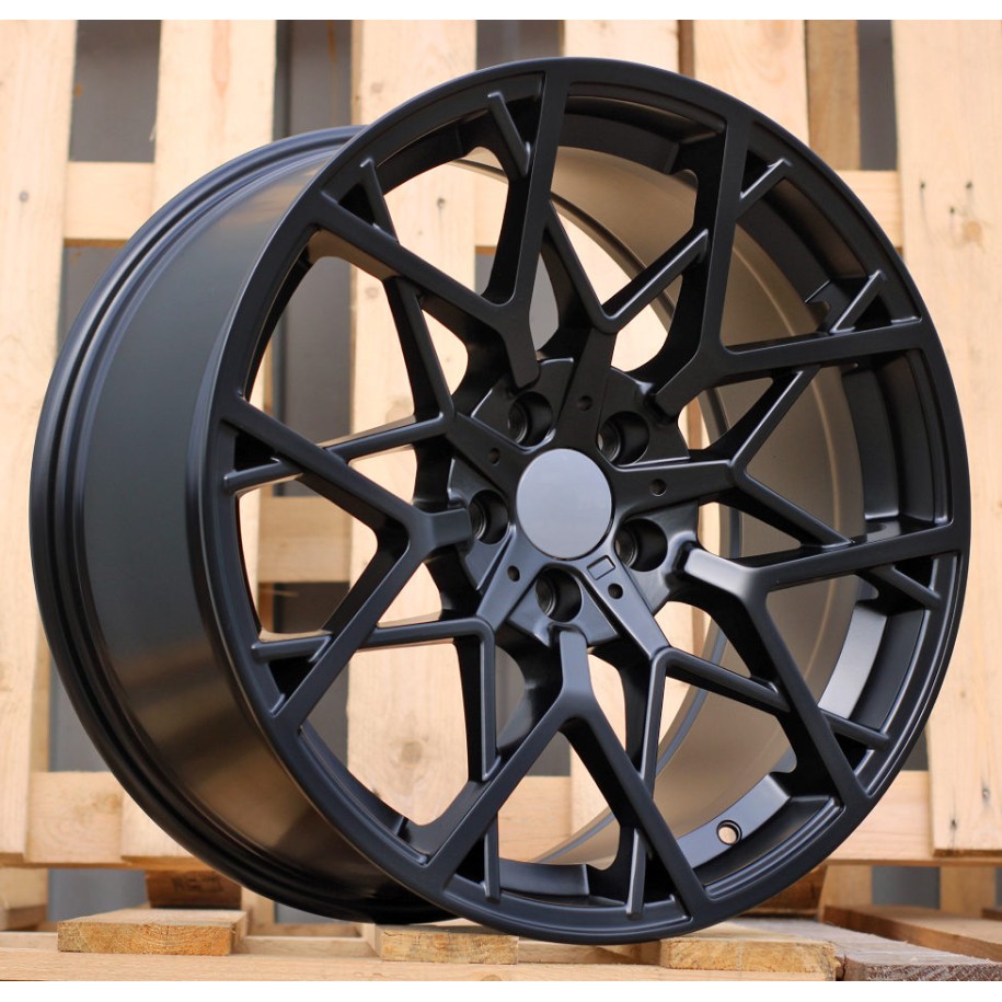 R18x8  5X120  ET  34  72.6  B1383  Black Half Matt (BLHM)  For BMW  (Z2)  (Rear+Front)