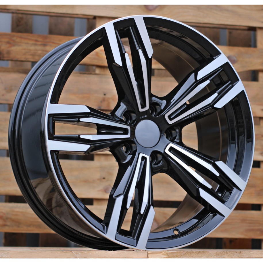 R18x8  5X120  ET  34  72.6  BY983  (5081)  Black Polished (MB)  For BMW  (P)
