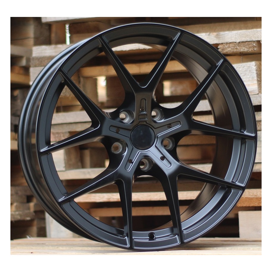 R18x8  5X120  ET  35  72.6  I5484  Black Matt (BM)  For BMW  (P2)  (Rear+Front)
