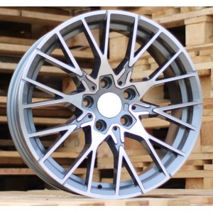 R18x8  5X120  ET  40  72.6  A5479  (BK5441)  Grey Polished (MG)  For BMW  (P)  ())
