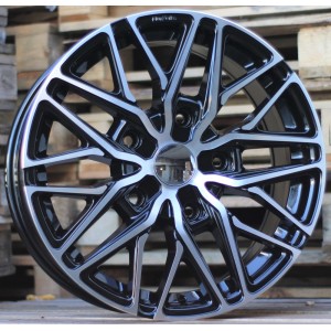 R18x8  5X120  ET  50  65.1  B1262  Black Polished (MB)  For VW  (Z6+Z1)  ((max 1250 kg))