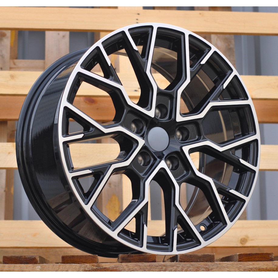 R18x8  5X120  ET  48  65.1  I5659  Black Polished (MB)  For VW  (K8)  ((max 1000 kg))