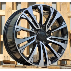 R18x8  5X120  ET  50  65.1  I1114  Black Polished (MB)  For VW  (Z6+Z5)