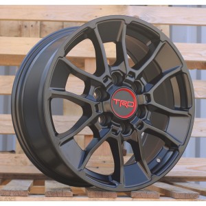 R18x8  6X139.7  ET  50  95.1  Y1202  Black Half Matt (BLHM)  For TOYOT  (Z4)