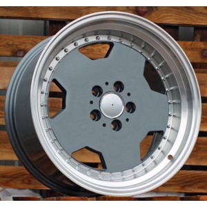R18x9  5X112  ET  30  66.56  B5852  Graphite+Polished Lip (GRPL)  For MER  (P)  (HYBRID FORGED MONOBLOCK Style Rear+Front)