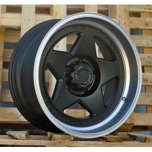 R18x9  6X114.3  ET  0  66.1  JT274  Black Matt (BM)  For 4X4  (K3)  (MB+MACHINE LIP)