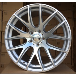 R18x9.5  5X120  ET  38  72.6  BK663  Machined Silver (MS)  For BMW  (K4)  (Rear+Front)