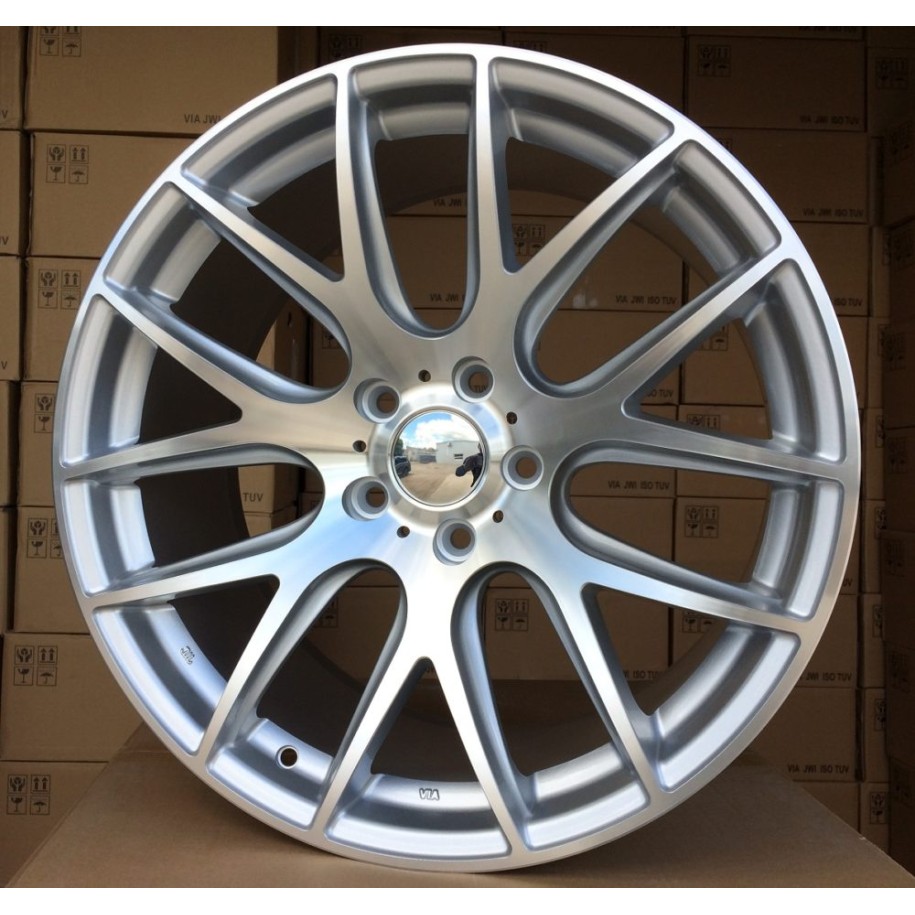 R18x9.5  5X120  ET  38  72.6  BK663  Machined Silver (MS)  For BMW  (K4)  (Rear+Front)