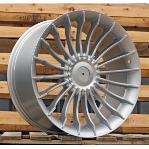 R18x9.5  5X120  ET  38  72.6  BK273  Silver (SI)  For BMW  (P+K2)  (ALPINA Style Rear+Front)