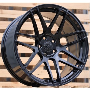 R19x10  5X120  ET  15  74.1  HX020  (SSA04)  Black (BL)  For HAXER  (Z7)  (Rear+Front)