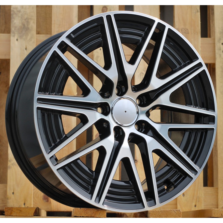 R19x7.5  5X112  ET  40  66.6  Y0102  Black Polished (MB)  For MER  (K2)  (NEW Model C-Class (Front+Rear))