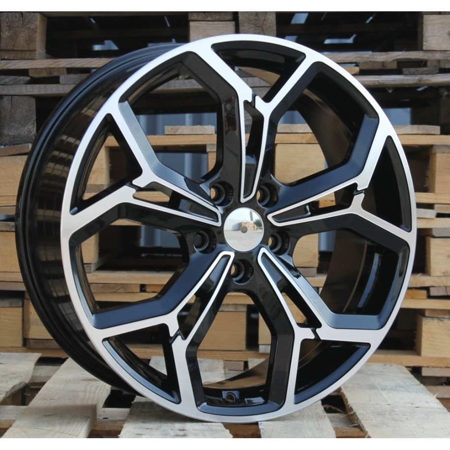 R19x7.5  5X114.3  ET  50  67.1  FE190  (BK5963)  Black Polished (MB)  For KIA  (P)