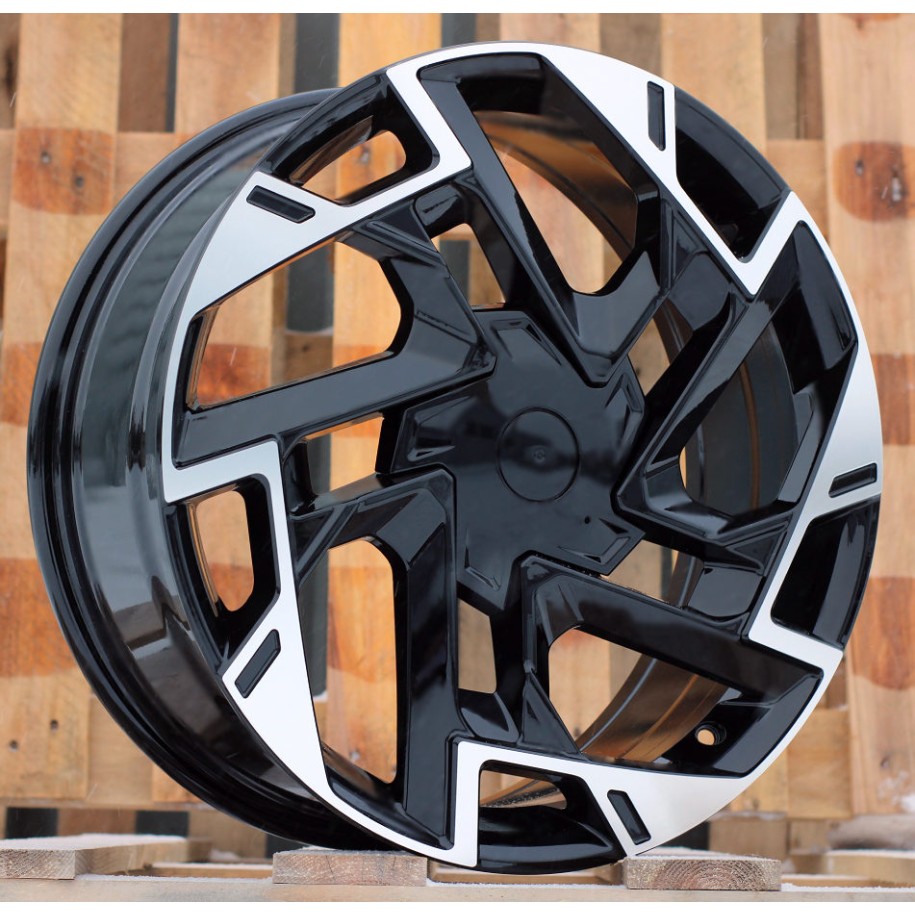 R19x7.5  5X114.3  ET  51  67.1  B1927  (BK1223)  Black Polished (MB)  For KIA  (P+Z4)  (HYBRID FORGED NEW Model SPORTAGE)