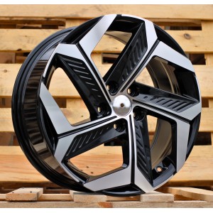 R19x7.5  5X114.3  ET  51  67.1  D1926  (BK1224)  Black Polished (MB)  For HYUND  (K4+R)  (NEW MODEL)