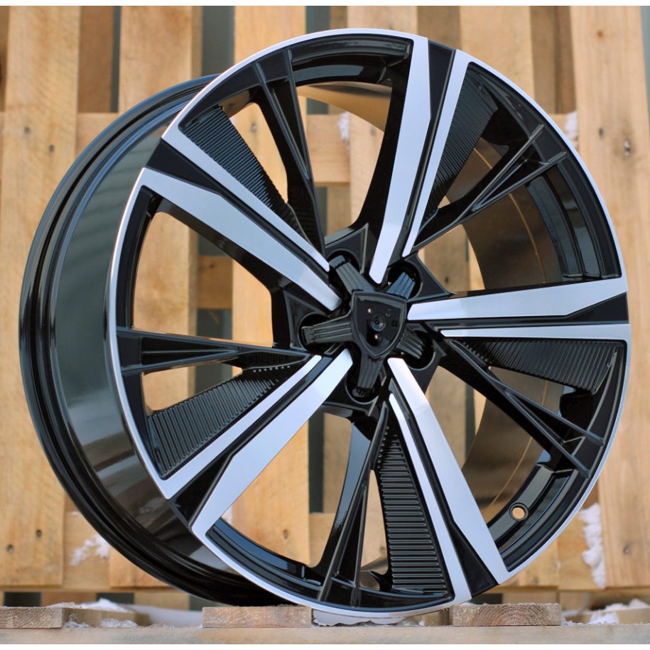 R19x8  5X108  ET  40  65.1  D1918  Black Polished (MB)  For PEUG  (Z2)