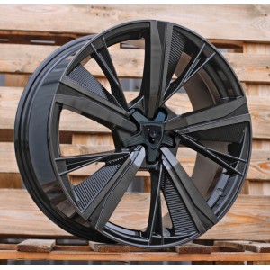 R19x8  5X108  ET  40  65.1  D1918  Black+Tinted Face (BLTF)  For PEUG  (Z2)
