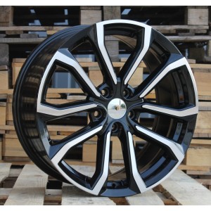 R19x8  5X108  ET  42  67.1  V515  (FE133)  Black Polished (MB)  For VOLVO  (Z5)
