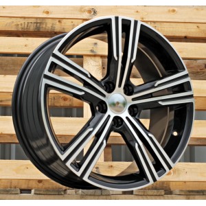 R19x8  5X108  ET  42  63.3  FE184  (YF5773)  Black Polished (MB)  For VOLVO  (Z6)  (HYBRID FORGED)