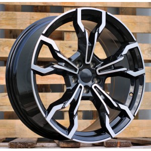 R19x8  5X112  ET  27  66.6  I5596  Black Polished (MB)  For BMW  (Z5+K8+M)  (X3)