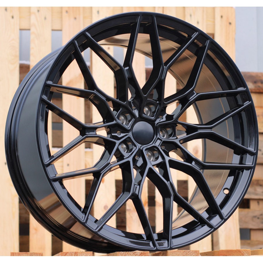R19x8  5X112  ET  27  66.6  IN292  Black (BL)  For BMW  (A+P1)  (Rear+Front)