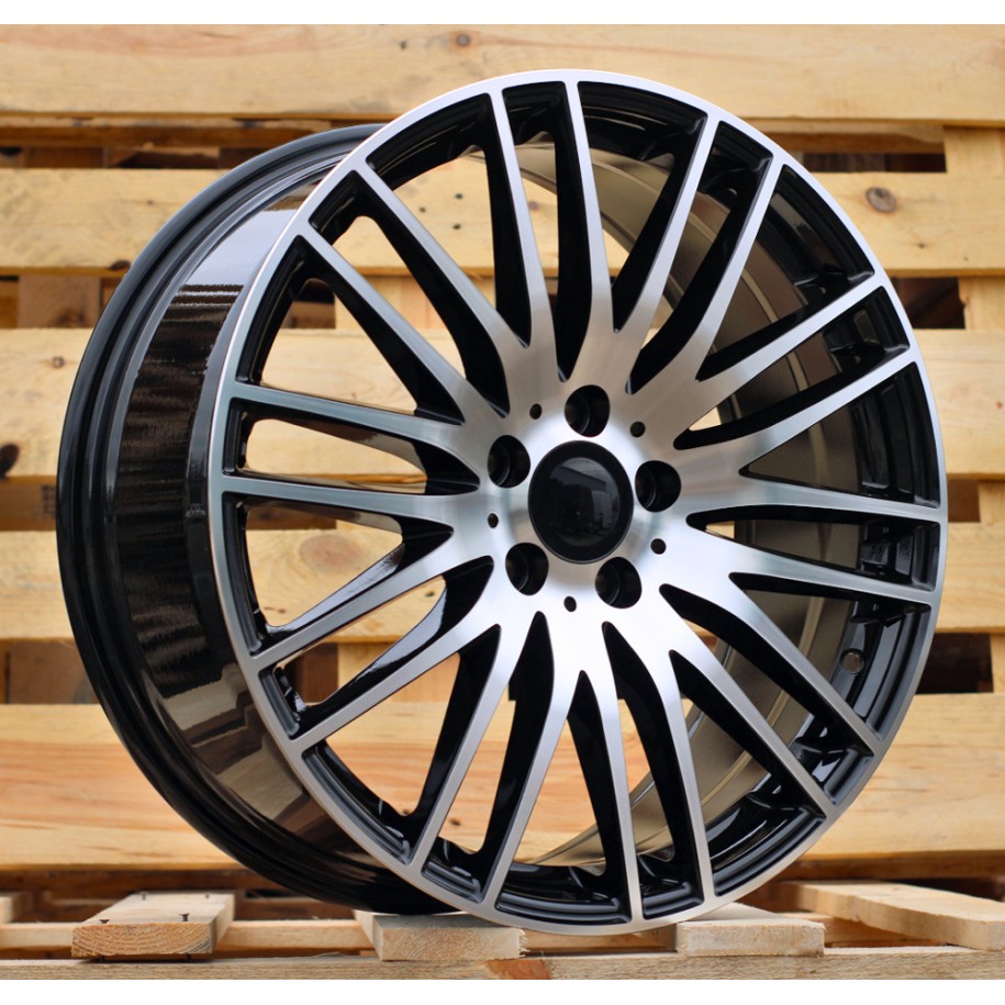 R19x8  5X112  ET  32.5  66.5  FBX244  Black Polished (MB)  For MER  (Z5)  (HYBRID FORGED)