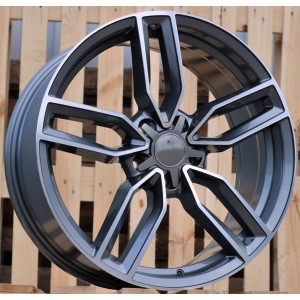 R19x8  5X112  ET  35  66.5  BK916  Grey Polished (MG)  For AUD  (K4)