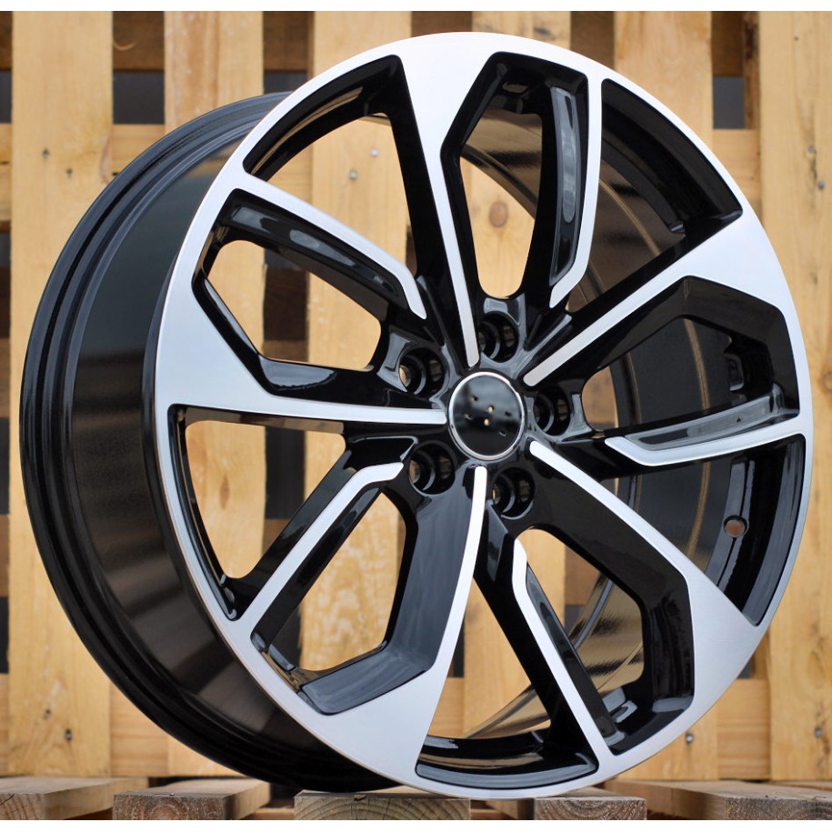 R19x8  5X112  ET  39  66.5  3S5979  Black Polished (MB)  For AUD  (M)  (HYBRID FORGED)
