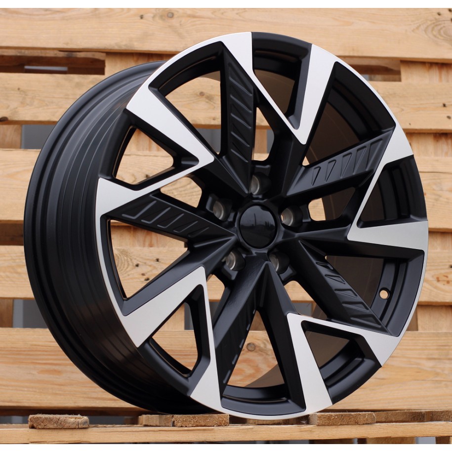 R19x8  5X112  ET  40  57.1  YF0443  Black Polished Half Matt (MBHM)  For CUPRA  (P1)  (HYBRID FORGED)