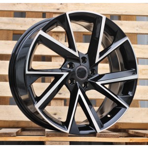 R19x8  5X112  ET  40  57.1  FE181  (IN0262)  Black Polished (MB)  For SKODA  (P2+M)