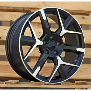 R19x8  5X112  ET  40  57.1  YF6147  Black Polished Half Matt (MBHM)  For CUPRA  (K8)  ((AKC 115 Eur)HYBRID FORGED)