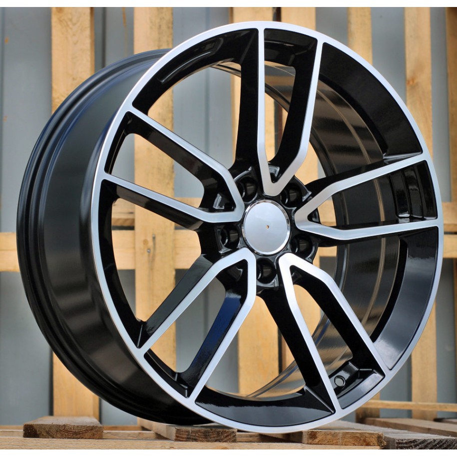 R19x8  5X112  ET  43  66.6  B5461  Black Polished (MB)  For MER  (K4+P)