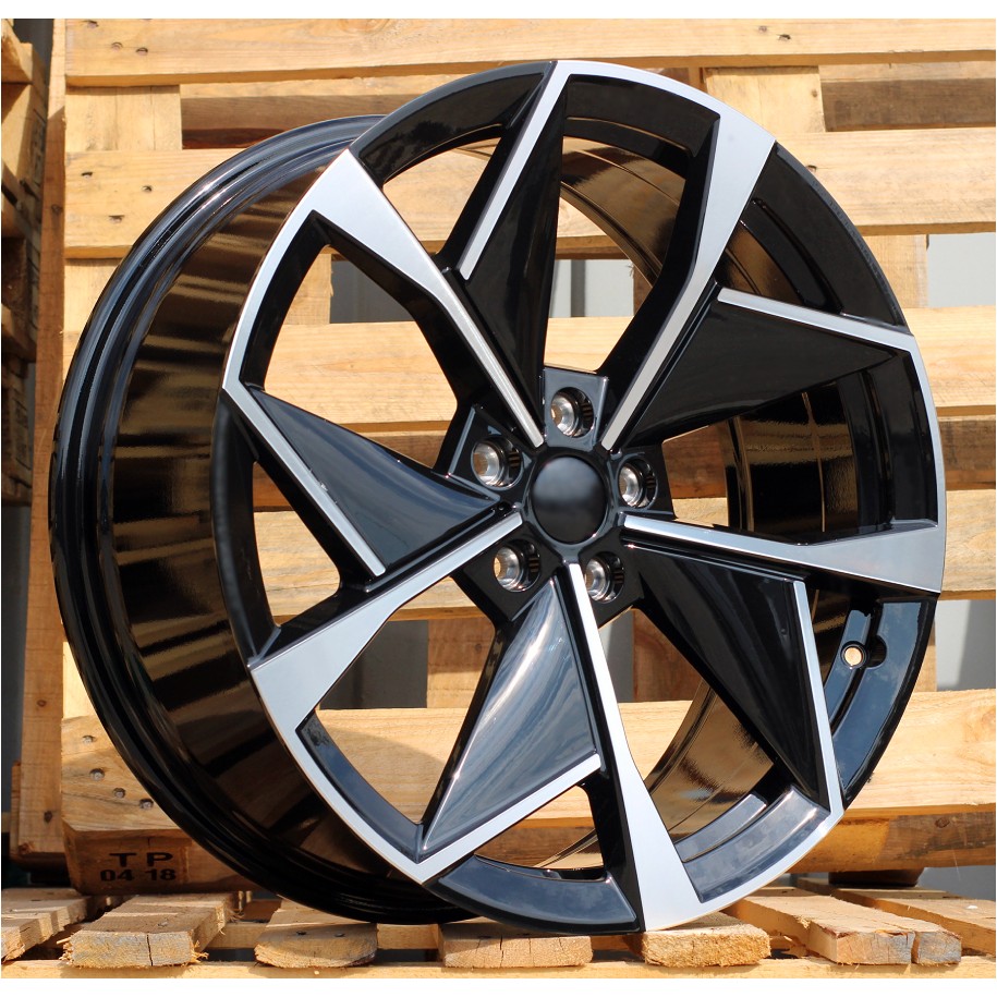 R19x8  5X112  ET  45  57.1  I5638  Black Polished (MB)  For SKODA  (Z3)  (New Model)