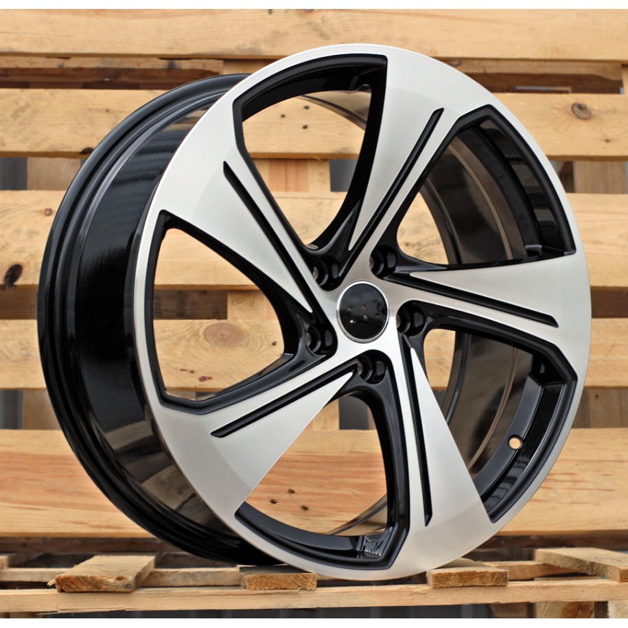 R19x8  5X112  ET  49  57.1  YS1270  Black Polished (MB)  For AUD  (P)  (HYBRID FORGED New Model)