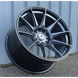 R19x8.5  10X114/120  ET  30  72.6  XF266  Hyper Black (HB)  For RACIN  (P1)  ((AKC 110 Eur) REAR+FRONT)