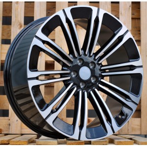 R19x8.5  5X108  ET  45  63.3  B1808  Black Polished (MB)  For LAND  (Z2)